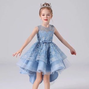Luxury Flower Fashion Wedding Birthday Dream girl dress 5006